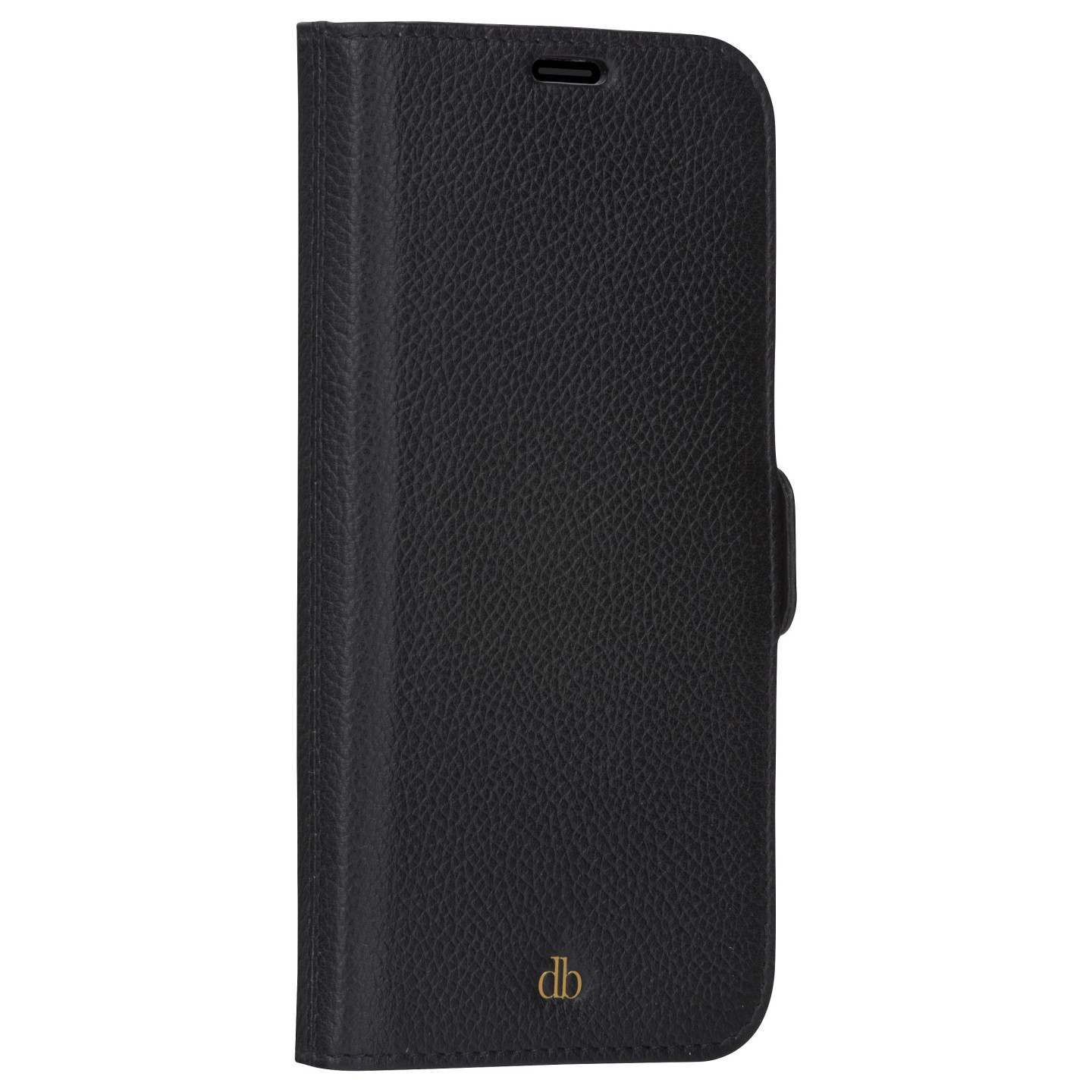 dbramante1928 New York - Flip-Hlle fr Mobiltelefon - 2-in-1 - Vollnarbenleder - Night Black - fr Apple iPhone 11. XR