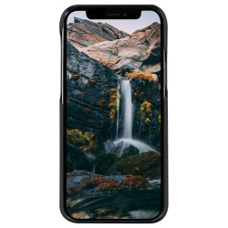 dbramante1928 New York - Flip-Hlle fr Mobiltelefon - 2-in-1 - Vollnarbenleder - Night Black - fr Apple iPhone 11. XR
