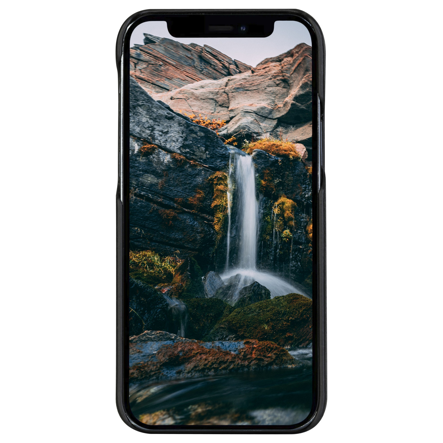 dbramante1928 New York - Flip-Hlle fr Mobiltelefon - 2-in-1 - Vollnarbenleder - Night Black - fr Apple iPhone 11. XR