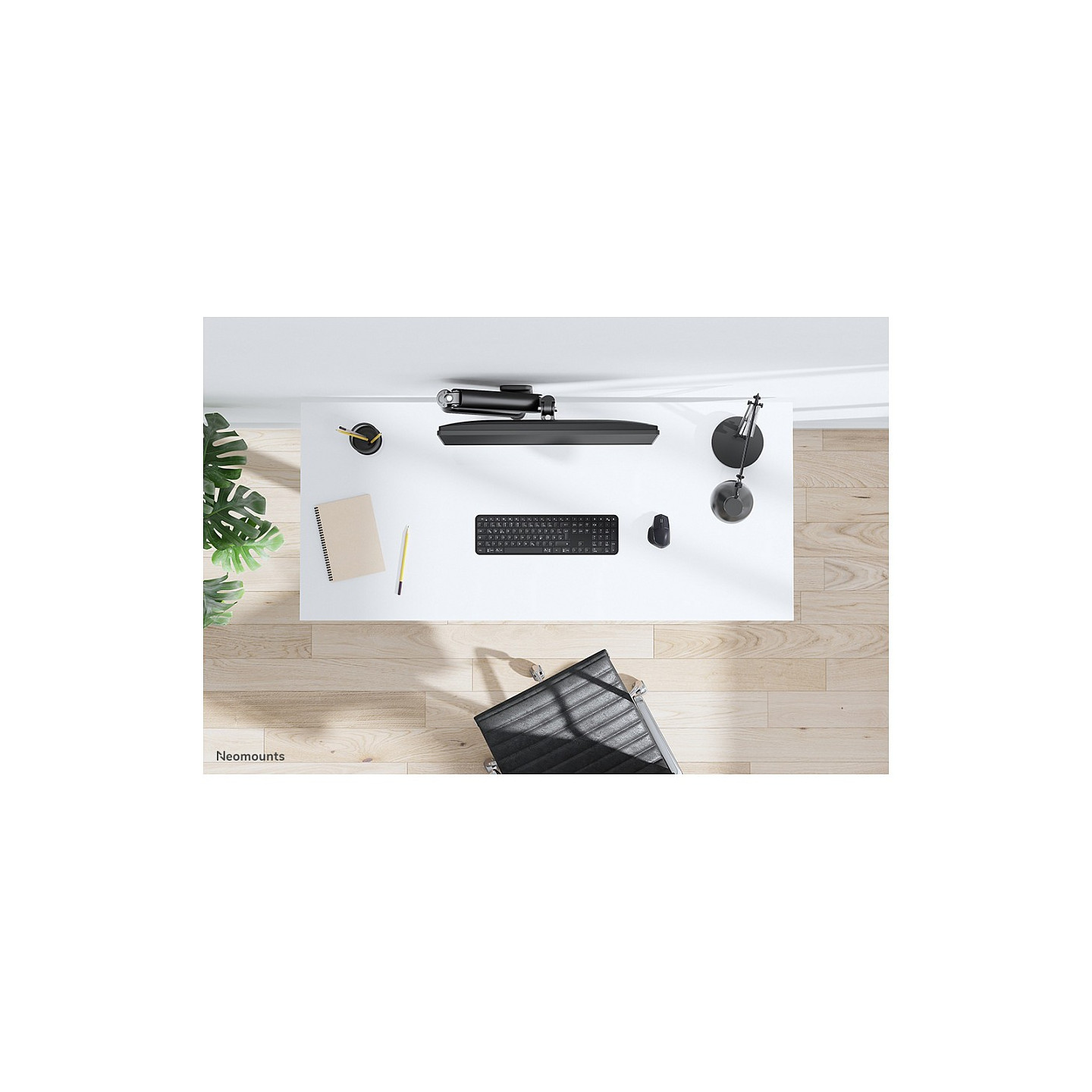 Wand-Adapter AWL75-450BL Neomounts für Monitor-Tischhalterung DS70-450BL1 und DS75-450BL2 Black