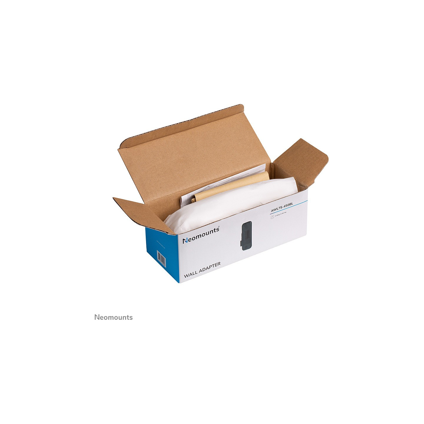 Wand-Adapter AWL75-450BL Neomounts für Monitor-Tischhalterung DS70-450BL1 und DS75-450BL2 Black