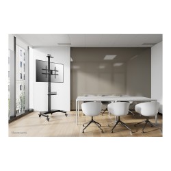 Mobiler Bodenständer für Flachbild-Fernseher bis 70' (178 cm). 90° drehen 50KG PLASMA-M1900E Neomounts