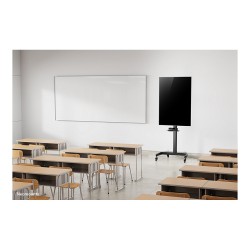 Mobiler Bodenständer für Flachbild-Fernseher bis 70' (178 cm). 90° drehen 50KG PLASMA-M1900E Neomounts