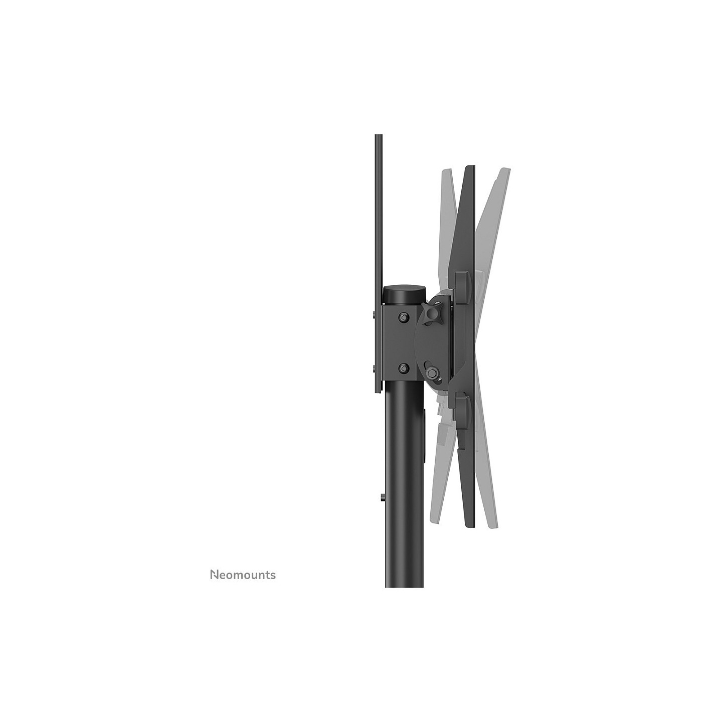 Mobiler Bodenständer für Flachbild-Fernseher bis 70' (178 cm). 90° drehen 50KG PLASMA-M1900E Neomounts