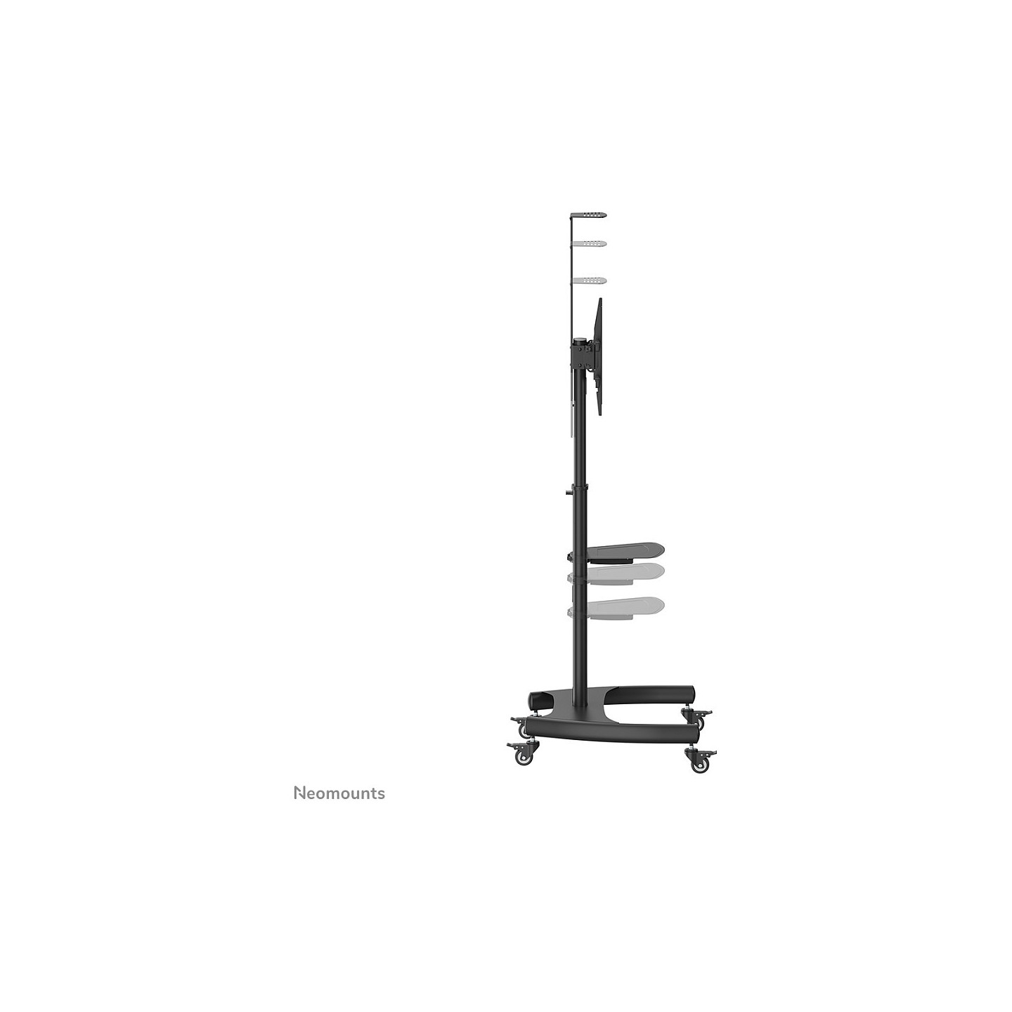 Mobiler Bodenständer für Flachbild-Fernseher bis 70' (178 cm). 90° drehen 50KG PLASMA-M1900E Neomounts