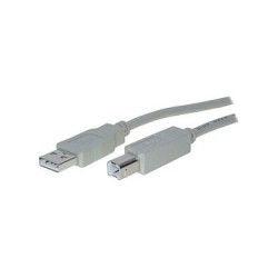 USB 2.0 A to B (ST-ST) 1.8m Adapterkabel Grau — Buy in Cyprus with Fast Delivery