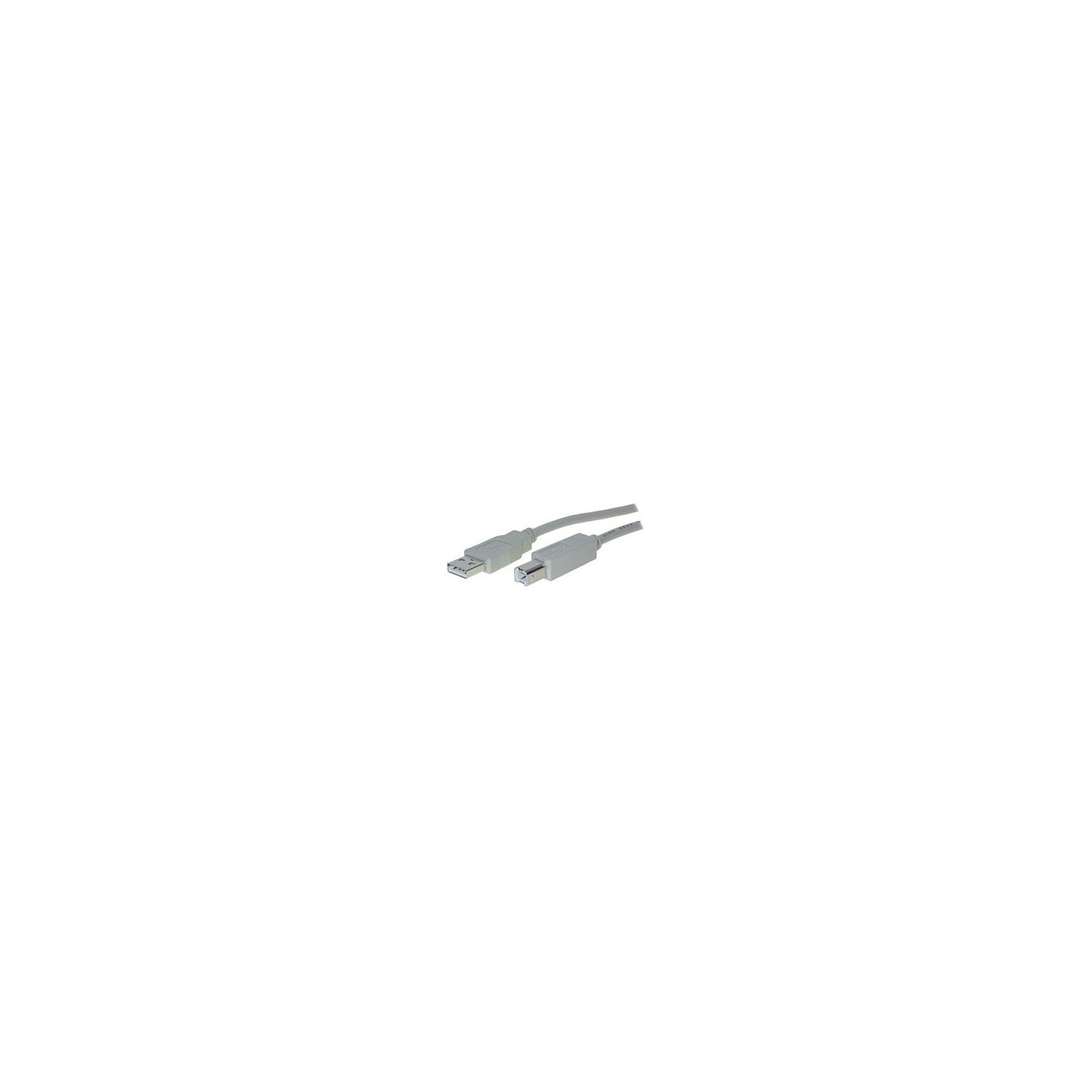 USB 2.0 A to B (ST-ST) 1.8m Adapterkabel Grau — Buy in Cyprus with Fast Delivery