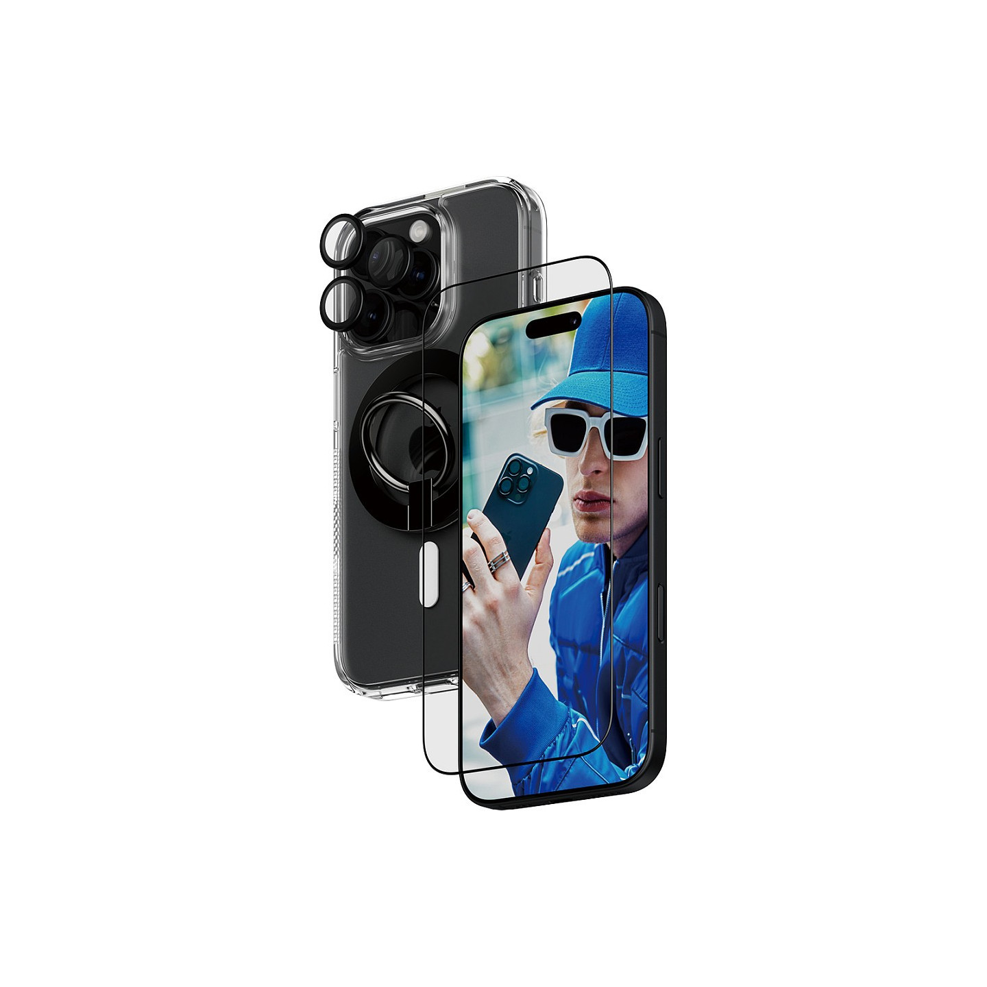 PanzerGlass® 4-in-1 Protection Schutzset für iPhone 16 Pro — Buy in Cyprus with Fast Delivery
