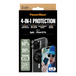 PanzerGlass® 4-in-1 Protection Schutzset für iPhone 16 Pro — Buy in Cyprus with Fast Delivery
