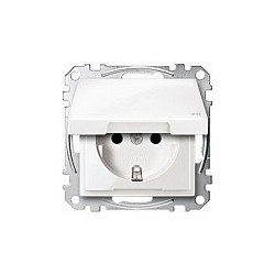 MERTEN MEG2314-0319 SCHUKO-Steckdose mit Klappdeckel. IP44 pola — Buy in Cyprus with Fast Delivery