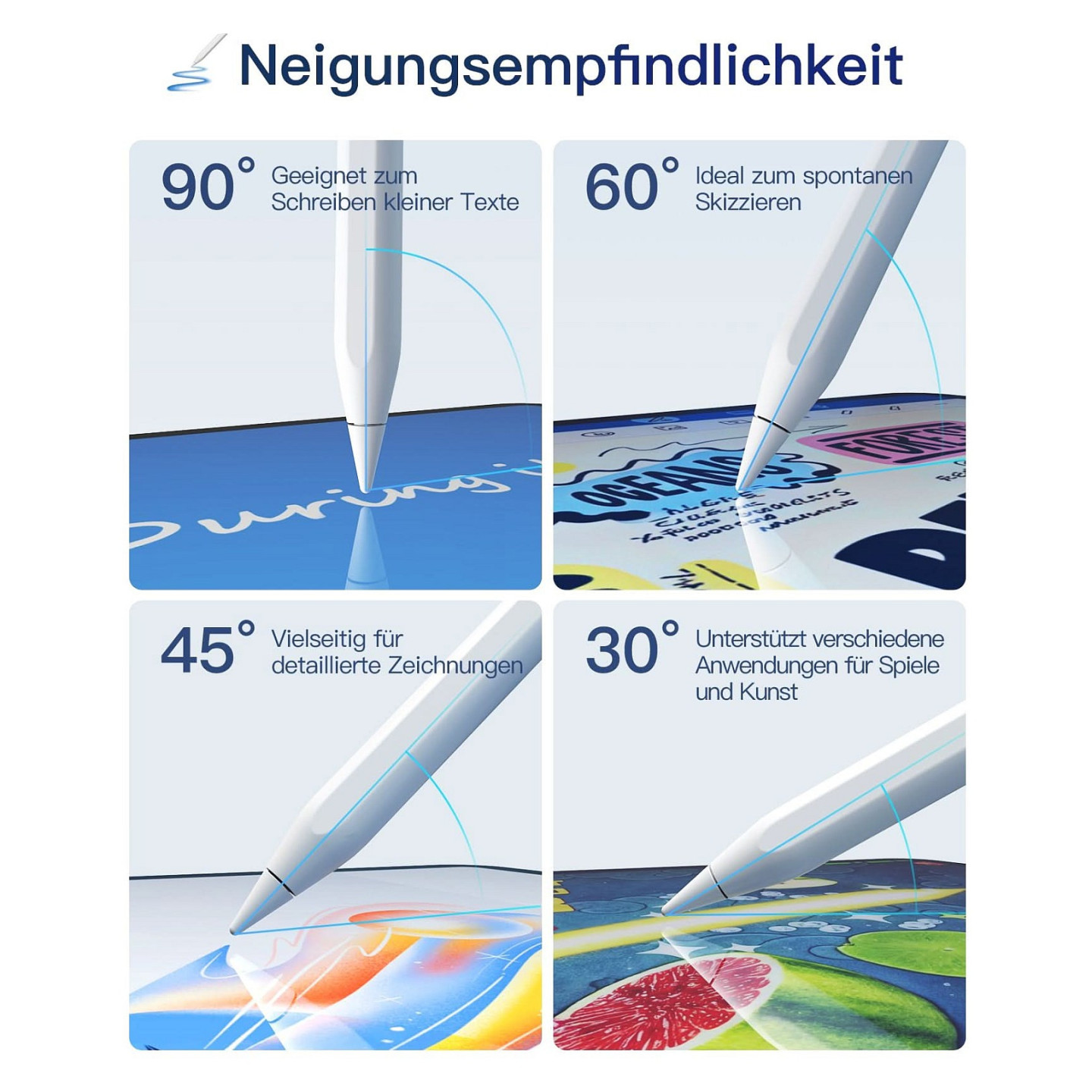 inateck Stylus Pen für iPad Pro Mini 6-10 Eingabestift weiß — Buy in Cyprus with Fast Delivery