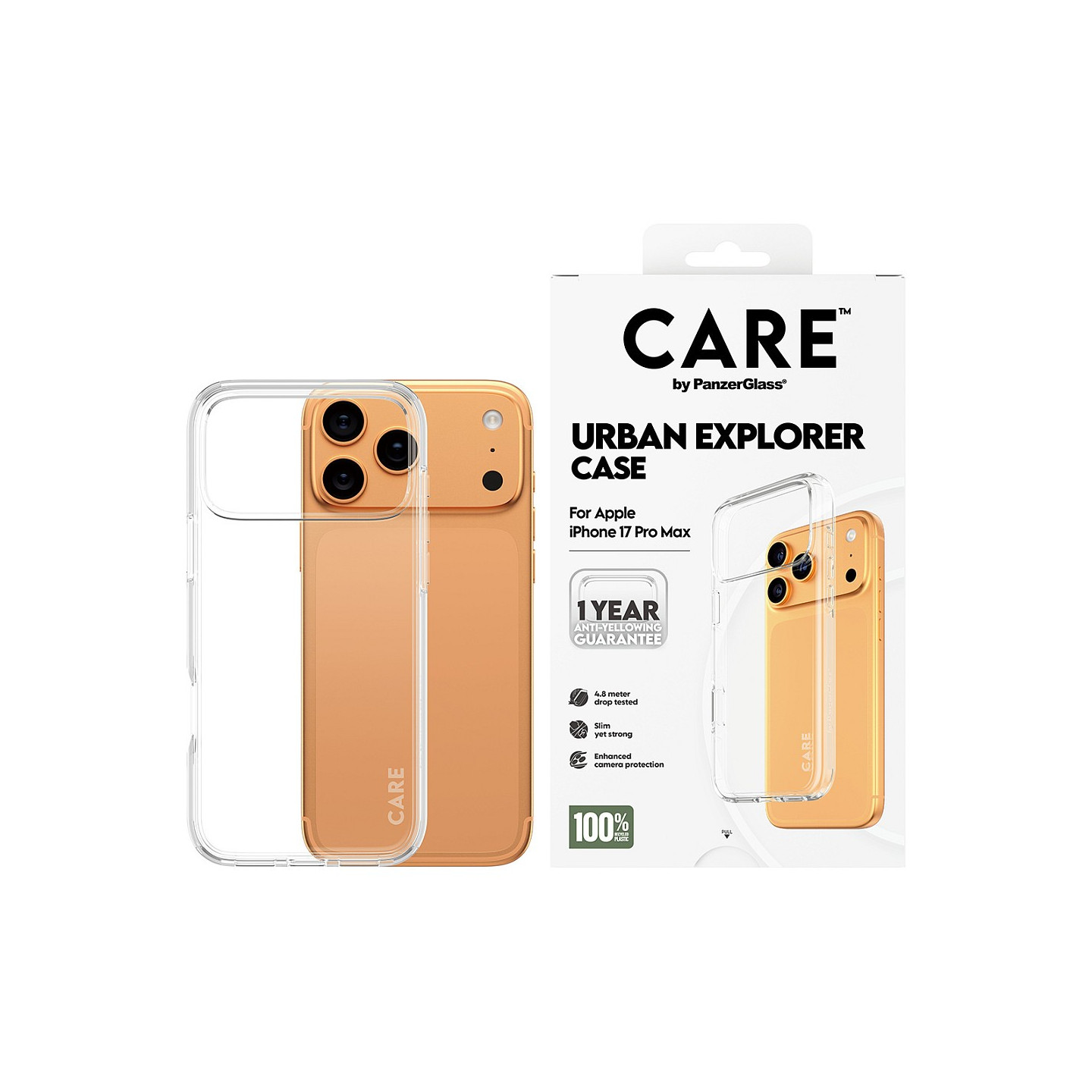Panzerglass CARE BY FLAGSHIP CASE TRANSPARE — Buy in Cyprus with Fast Delivery