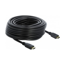 DeLock HDMI (ST-ST) 20m Anschlusskabel 4K 60Hz Schwarz — Buy in Cyprus with Fast Delivery