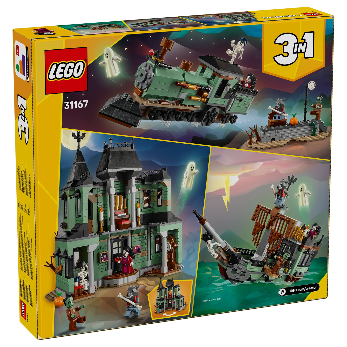 LEGO 31167 Creator 3-in-1 Geisterhaus — Buy in Cyprus with Fast Delivery