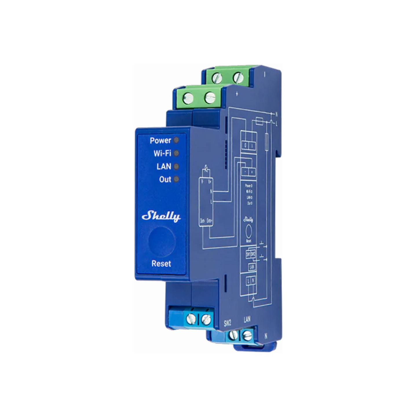 Shelly Relais 'Pro Dimmer 0 1-10V PM' WLAN LAN BT Messfunktion DIN-Rail — Buy in Cyprus with Fast Delivery