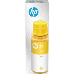 Buy HP 31 Yellow Original Ink Bottle (1VU28AE) - 70 ml Original High-Yield Yello... in Cyprus, Nicosia, Limassol, Larnaka, Pafos