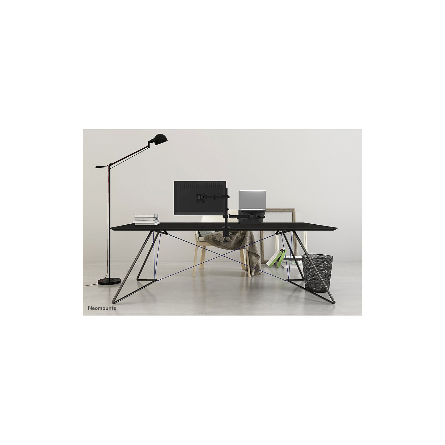 Neomounts FPMA-D550NOTEBOOK Tischhalterung für Notebooks und Flachbildschirme bis 32' - Schwarz