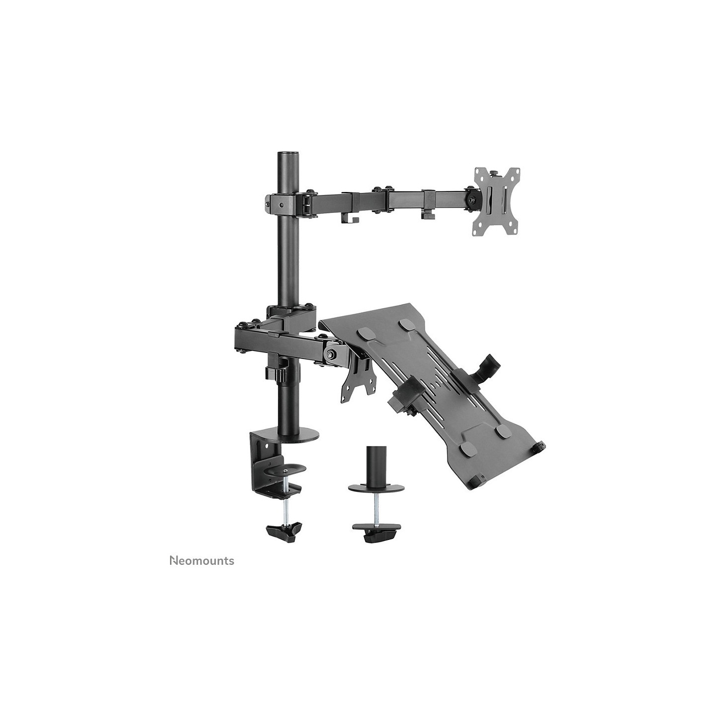 Neomounts FPMA-D550NOTEBOOK Tischhalterung für Notebooks und Flachbildschirme bis 32' - Schwarz