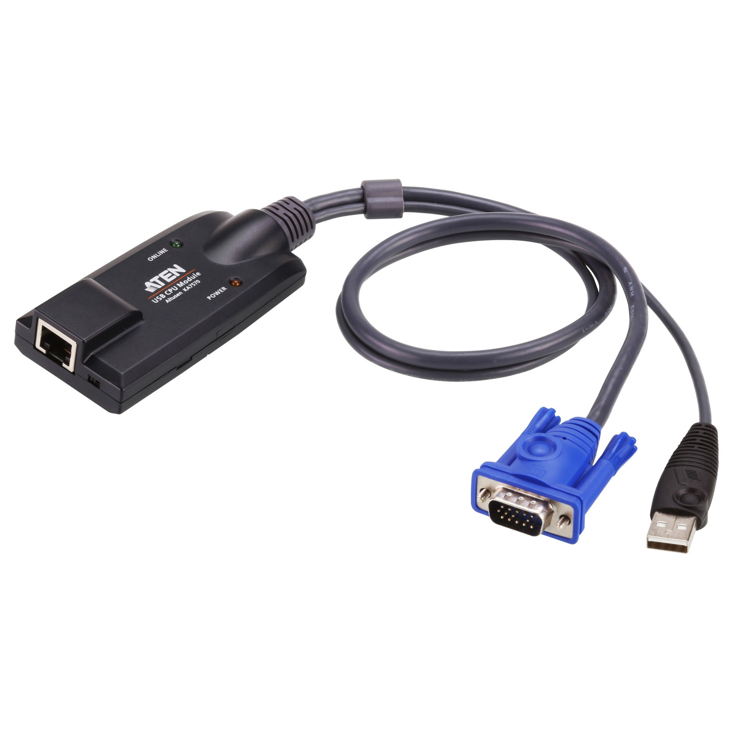 KVM Modules & Accessories USB - VGA to Cat5e 6 KVM Adapter Cable (CPU Module) ATEN — Buy in Cyprus with Fast Delivery