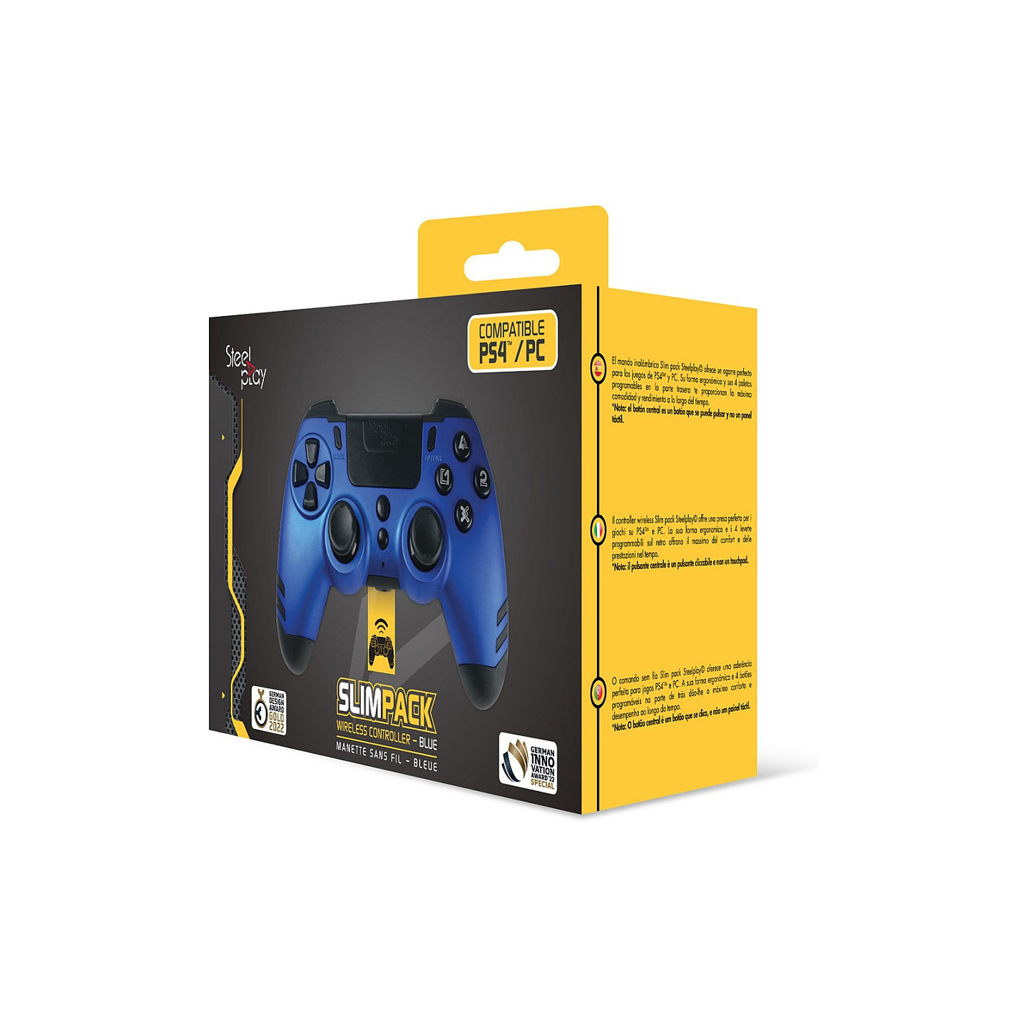 LEXIP X STEELPLAY Slim Pack Wireless Controller Sapphire Blue Multi — Buy in Cyprus with Fast Delivery