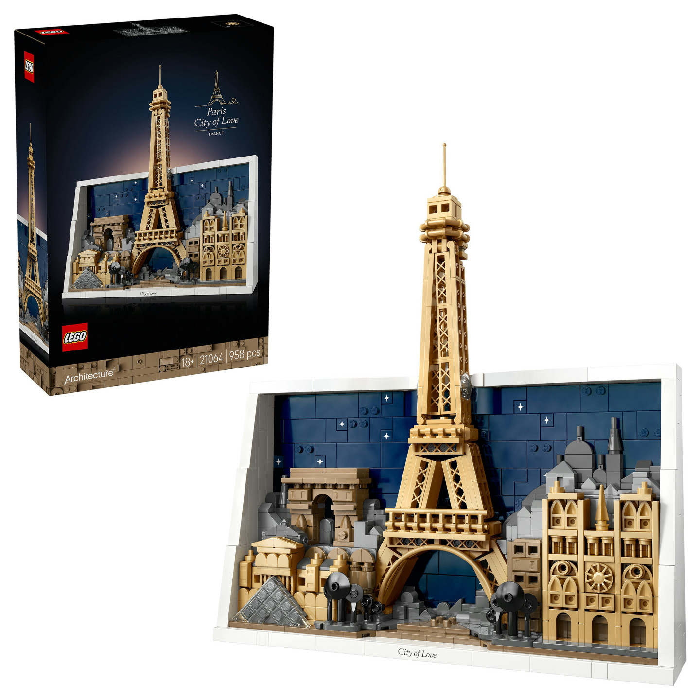 LEGO 21064 Architecture Paris - Stadt der Liebe — Buy in Cyprus with Fast Delivery