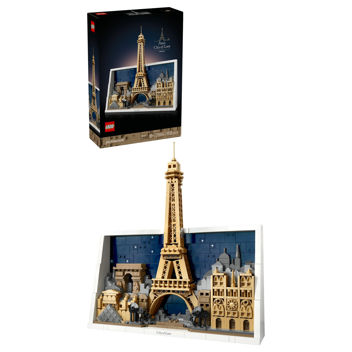 LEGO 21064 Architecture Paris - Stadt der Liebe — Buy in Cyprus with Fast Delivery