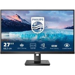 Buy Philips 273S1/00 - 27-inch FHD IPS Monitor, 75Hz, 4ms, HDMI/DP/USB-C, Height... in Cyprus, Nicosia, Limassol, Larnaka, Pafos