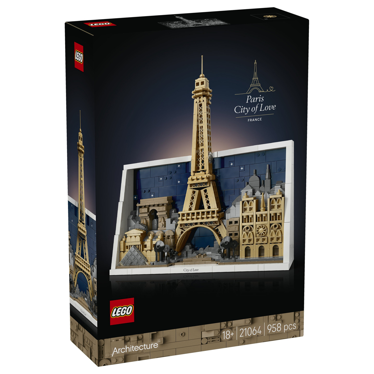 LEGO 21064 Architecture Paris - Stadt der Liebe — Buy in Cyprus with Fast Delivery