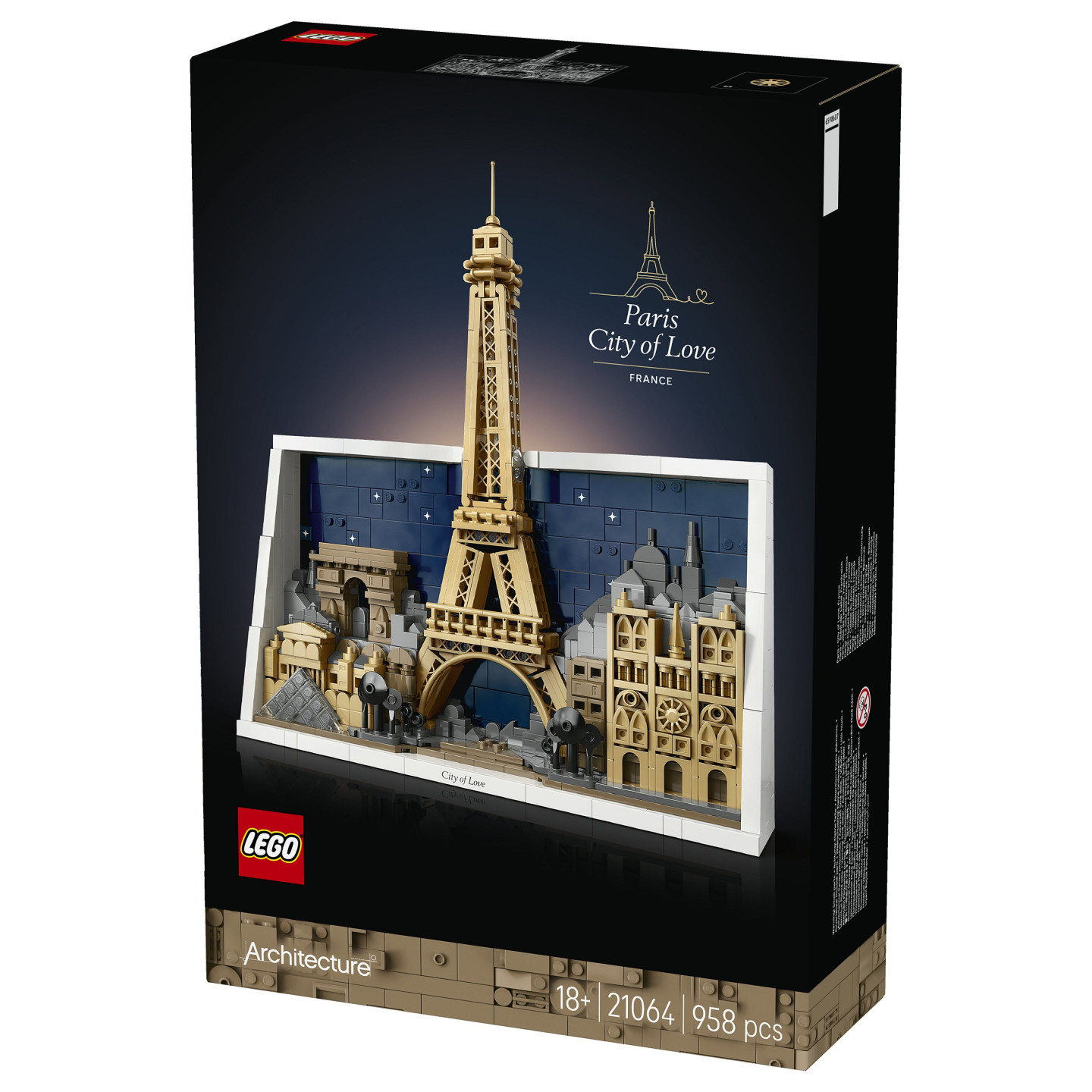 LEGO 21064 Architecture Paris - Stadt der Liebe — Buy in Cyprus with Fast Delivery