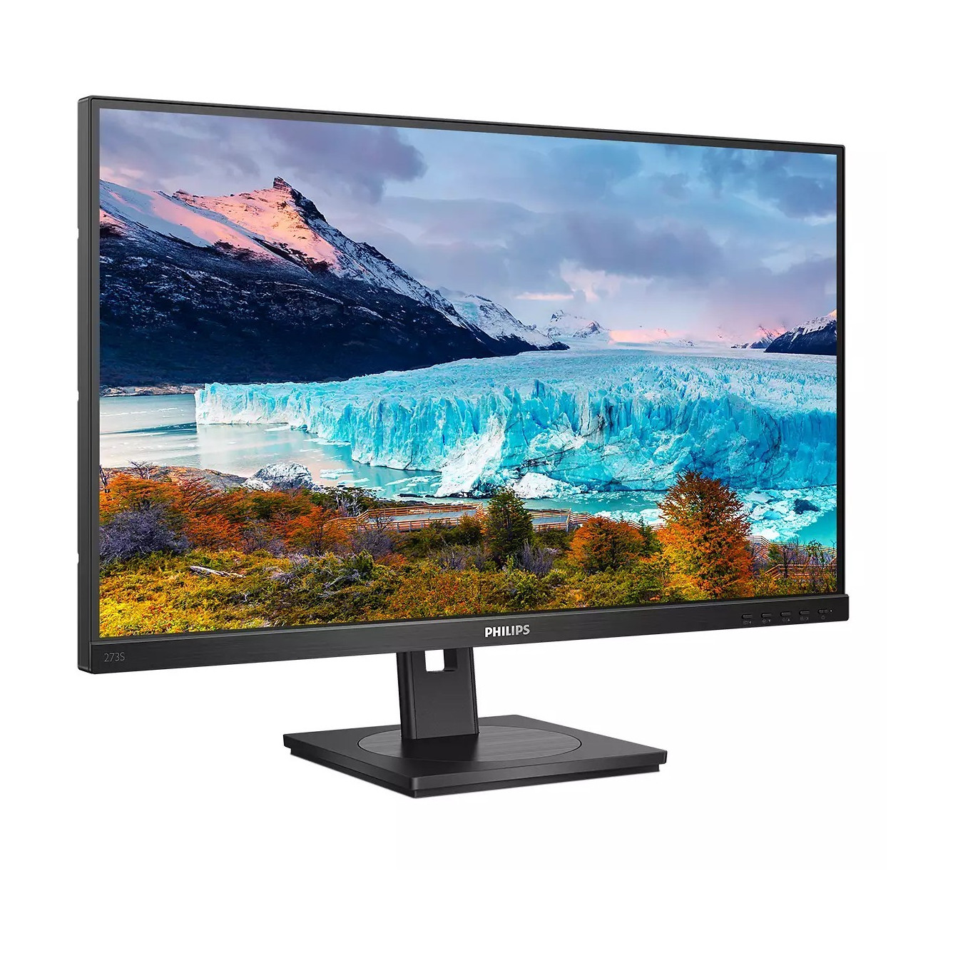 Philips 273S1/00 - 27-inch FHD IPS Monitor, 75Hz, 4ms, HDMI/DP/USB-C, Height-Adjustable, Black