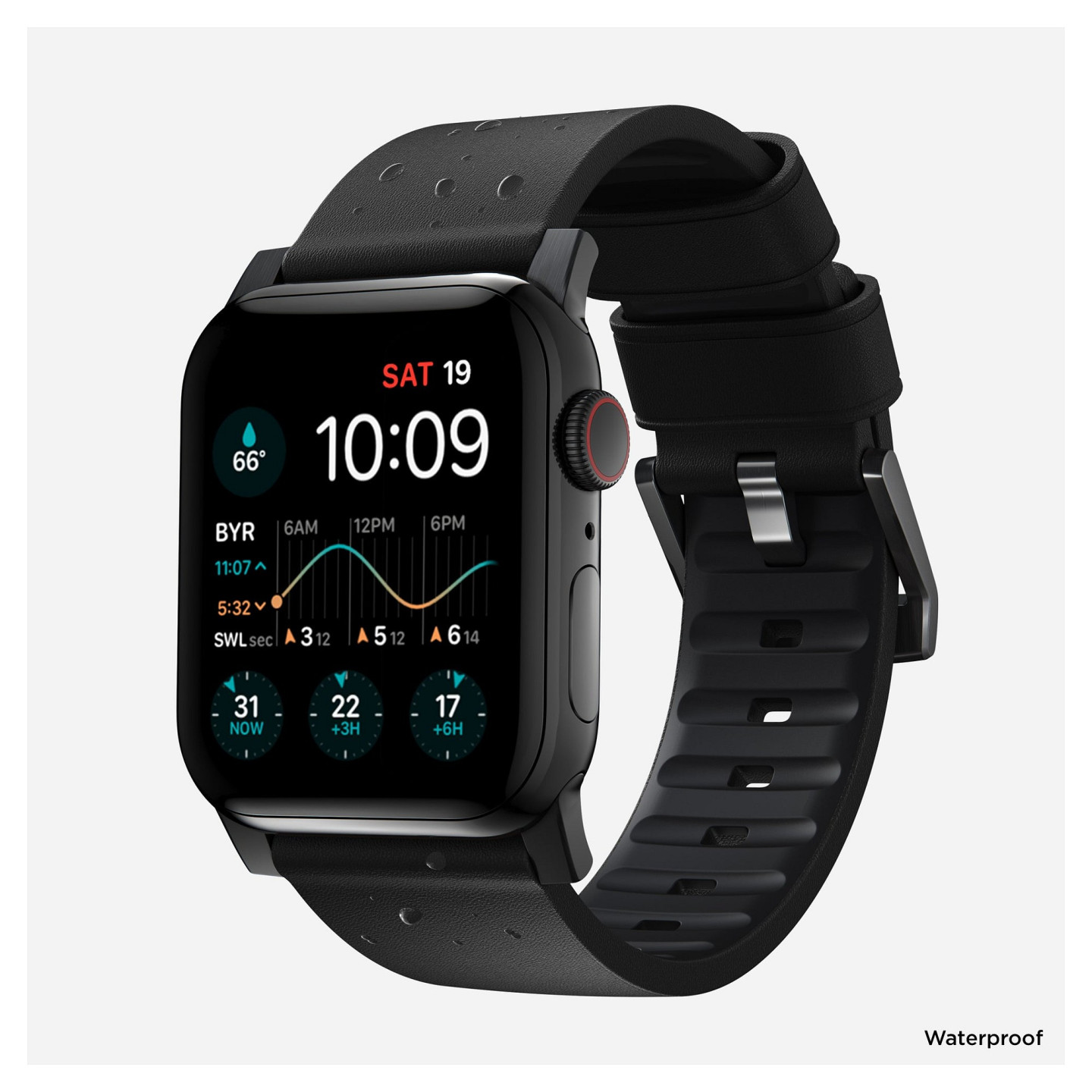 Nomad Modern Strap Blk Actv Lthr Connect Blk 42 44 45 49 ProV2 — Buy in Cyprus with Fast Delivery