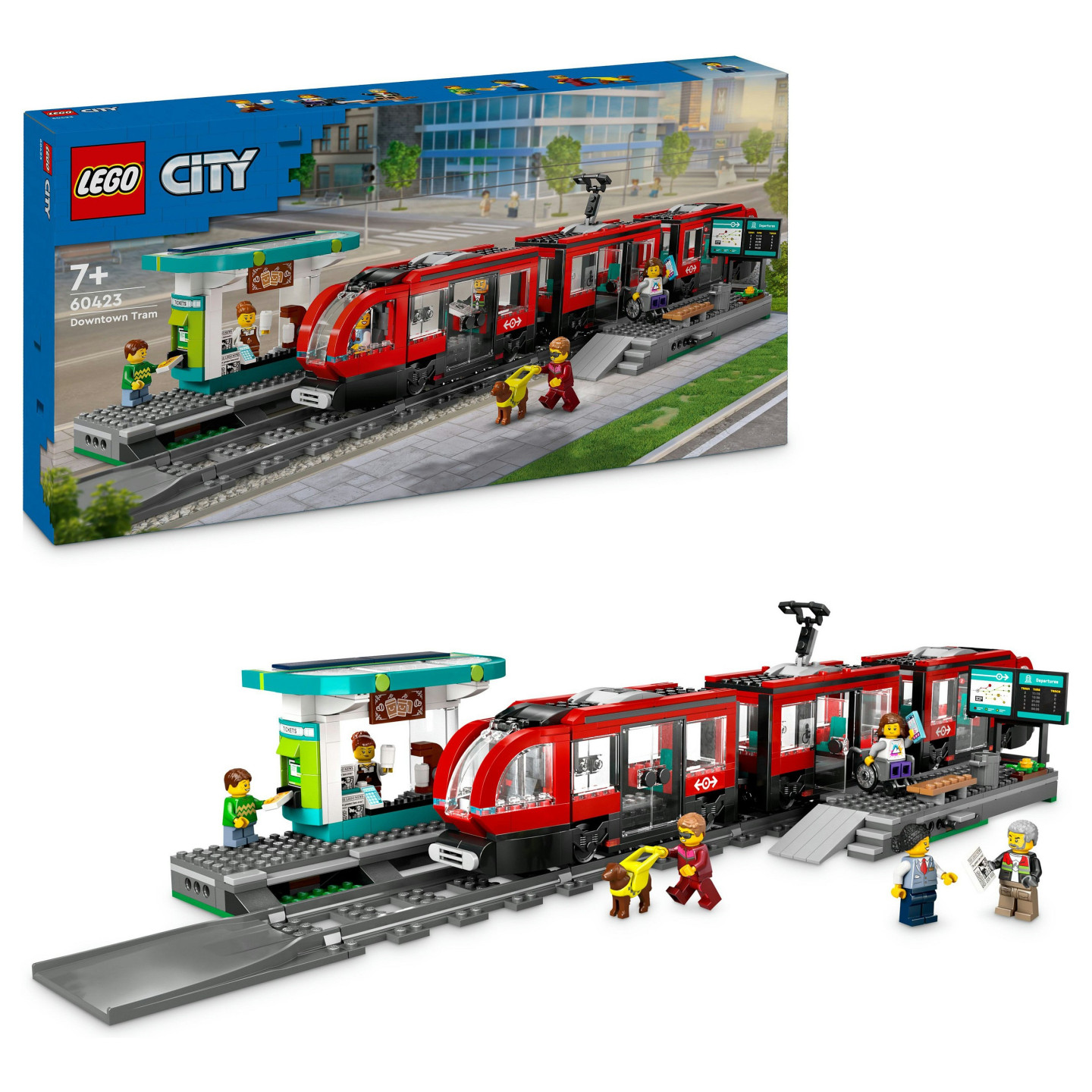 LEGO 60423 City Straßenbahn mit Haltestelle — Buy in Cyprus with Fast Delivery