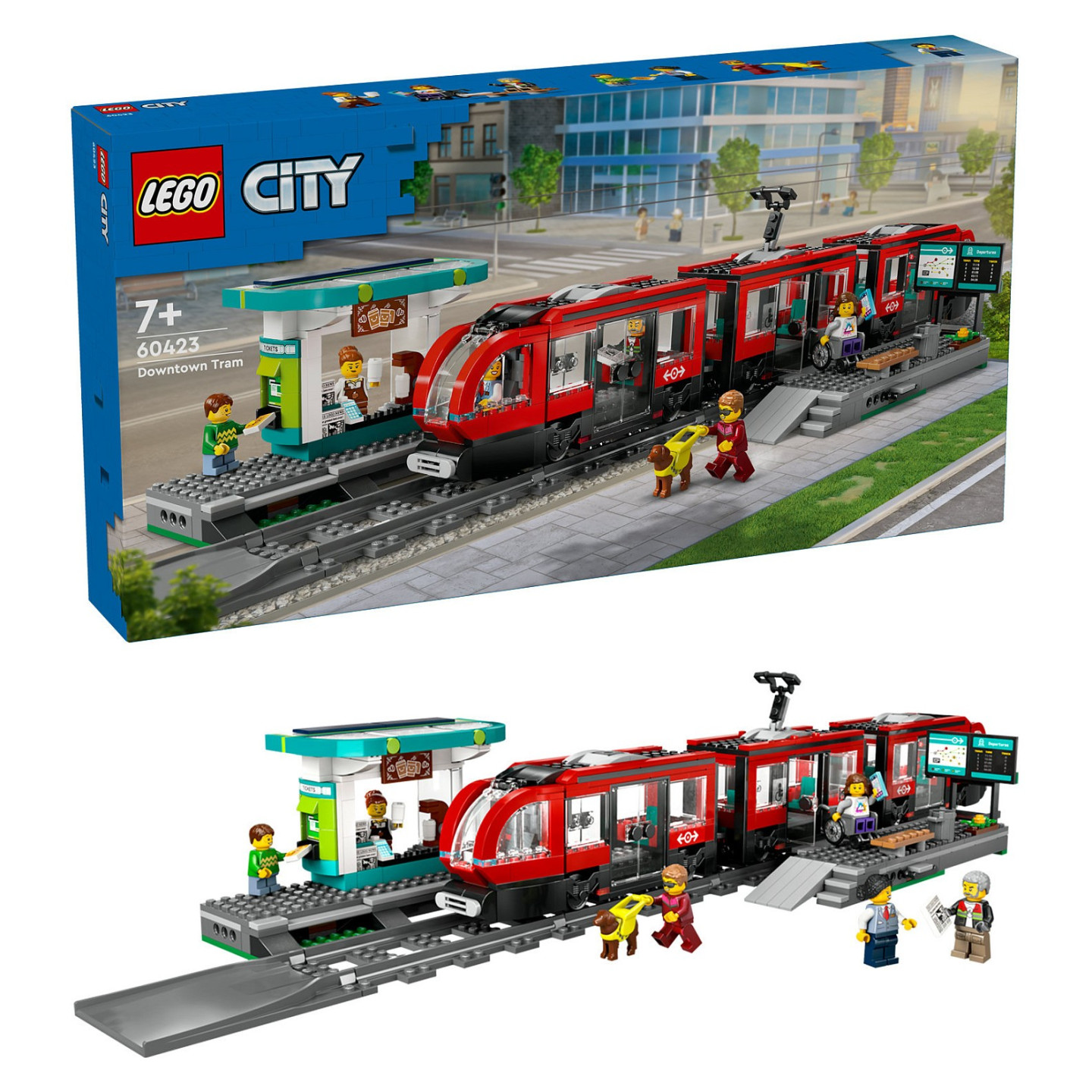 LEGO 60423 City Straßenbahn mit Haltestelle — Buy in Cyprus with Fast Delivery