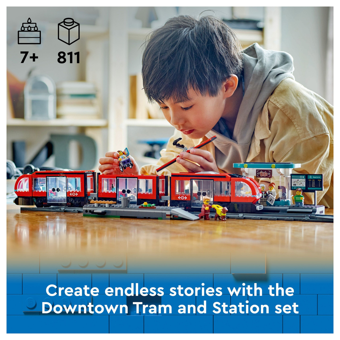 LEGO 60423 City Straßenbahn mit Haltestelle — Buy in Cyprus with Fast Delivery