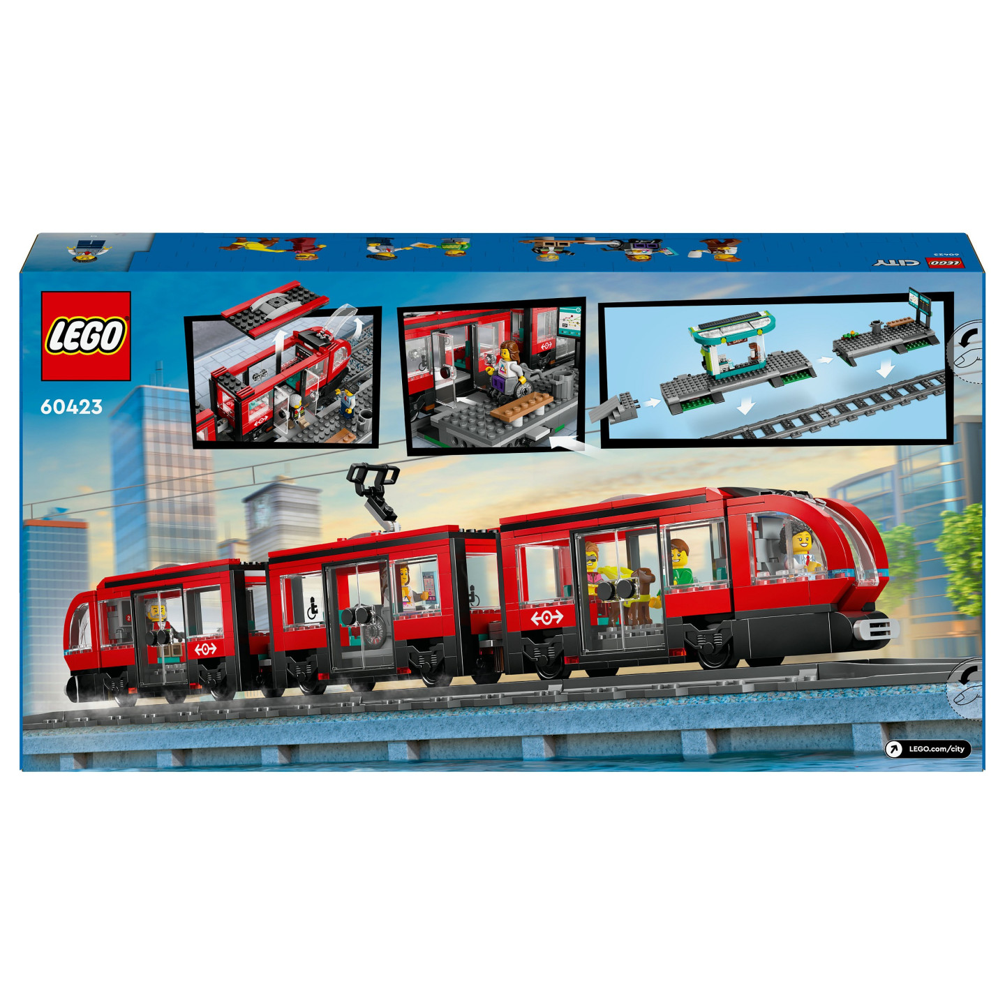 LEGO 60423 City Straßenbahn mit Haltestelle — Buy in Cyprus with Fast Delivery