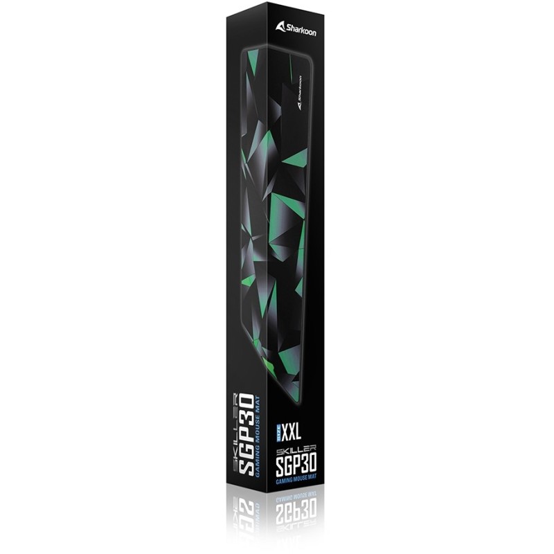 Buy Sharkoon SKILLER SGP30 - XXL Stealth - Black & Light Green, 900x400mm, Stitc... in Cyprus, Nicosia, Limassol, Larnaka, Pafos