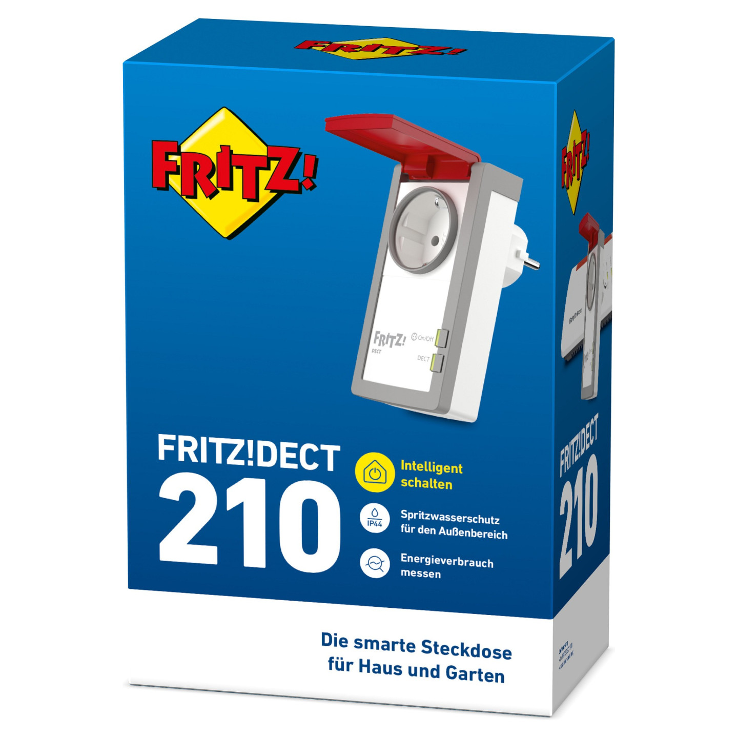 Steckdose AVM FRITZ! DECT 210 IP44 außen Strommessfunktion — Buy in Cyprus with Fast Delivery