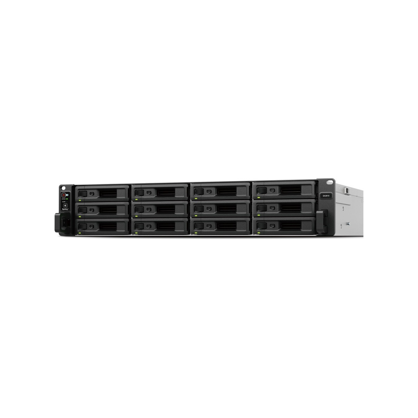 Synology SA3610 - 12-Bay 2U Rack NAS - Intel Xeon D-1567 2.1GHz (2.7GHz boost), 16GB DDR4, SAS/SATA