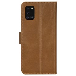 dbramante1928 Copenhagen Slim - Flip-Hlle fr Mobiltelefon - genarbtes Leder - Hellbraun - fr Samsung Galaxy A52