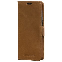 dbramante1928 Copenhagen Slim - Flip-Hlle fr Mobiltelefon - genarbtes Leder - Hellbraun - fr Samsung Galaxy A52