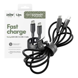 Panzerglass RACING 240W USB-C TO USB-C — Buy in Cyprus with Fast Delivery