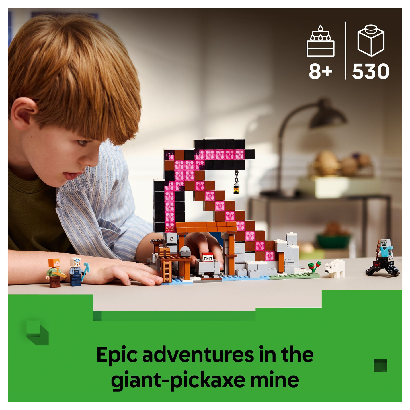LEGO 21277 Minecraft Die Spitzhackenmine — Buy in Cyprus with Fast Delivery