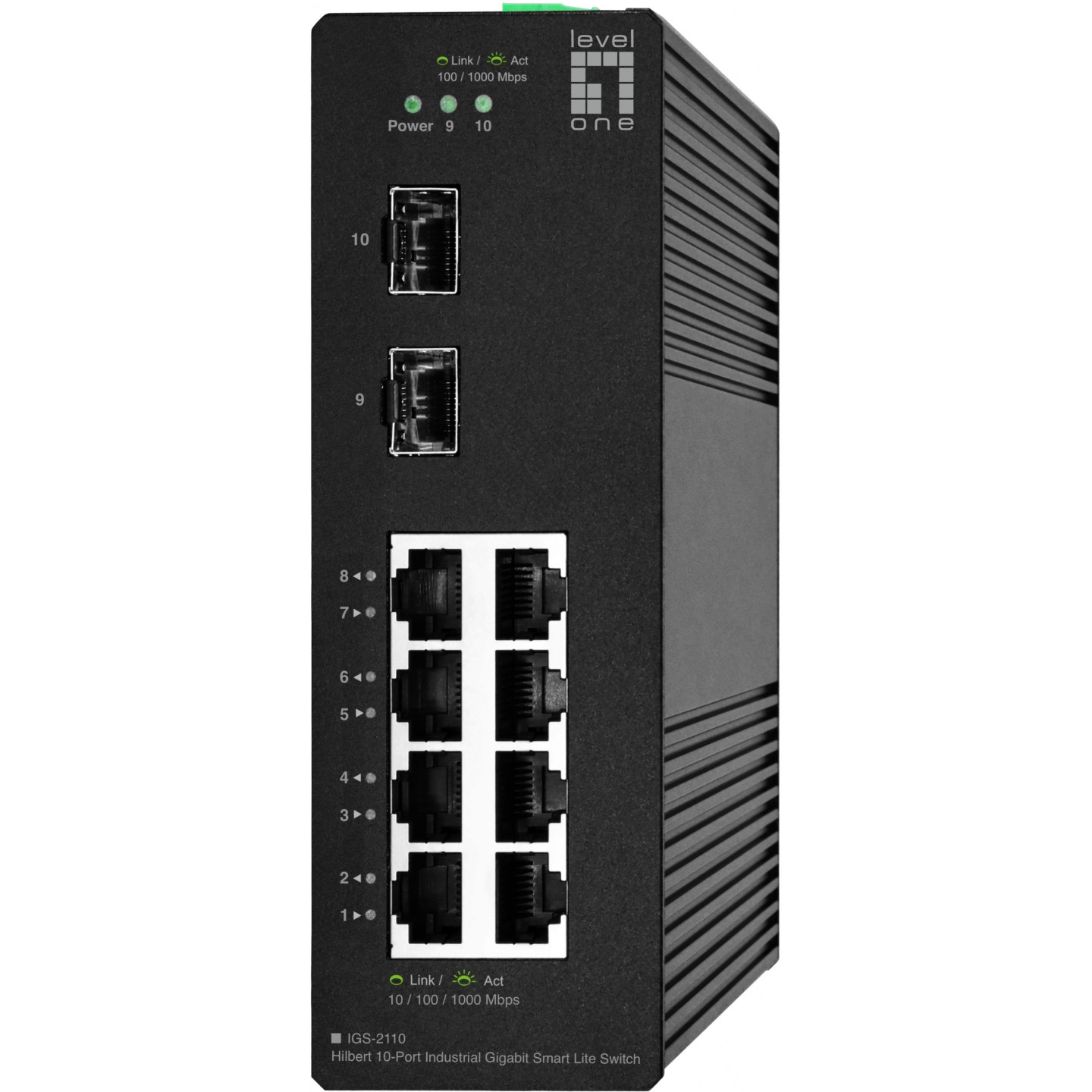 Switch 10x GE IGS-2110 2xSFP. 8xRJ45 Ports sw — Buy in Cyprus with Fast Delivery