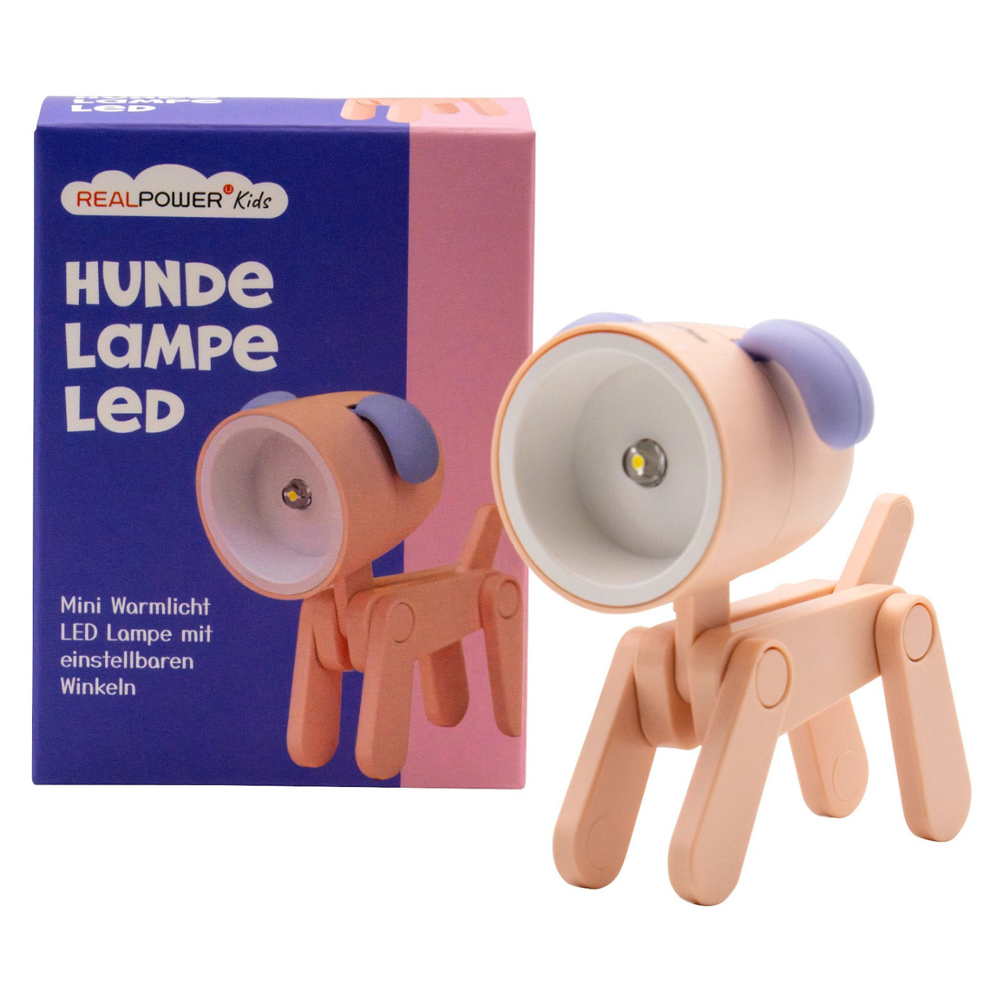 RealPower LED-Tier Taschenlampe Pink dog — Buy in Cyprus with Fast Delivery