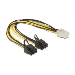 Inter. 6Pin PCIe Strom auf 2x 6+2 Pin (Bu - St) — Buy in Cyprus with Fast Delivery