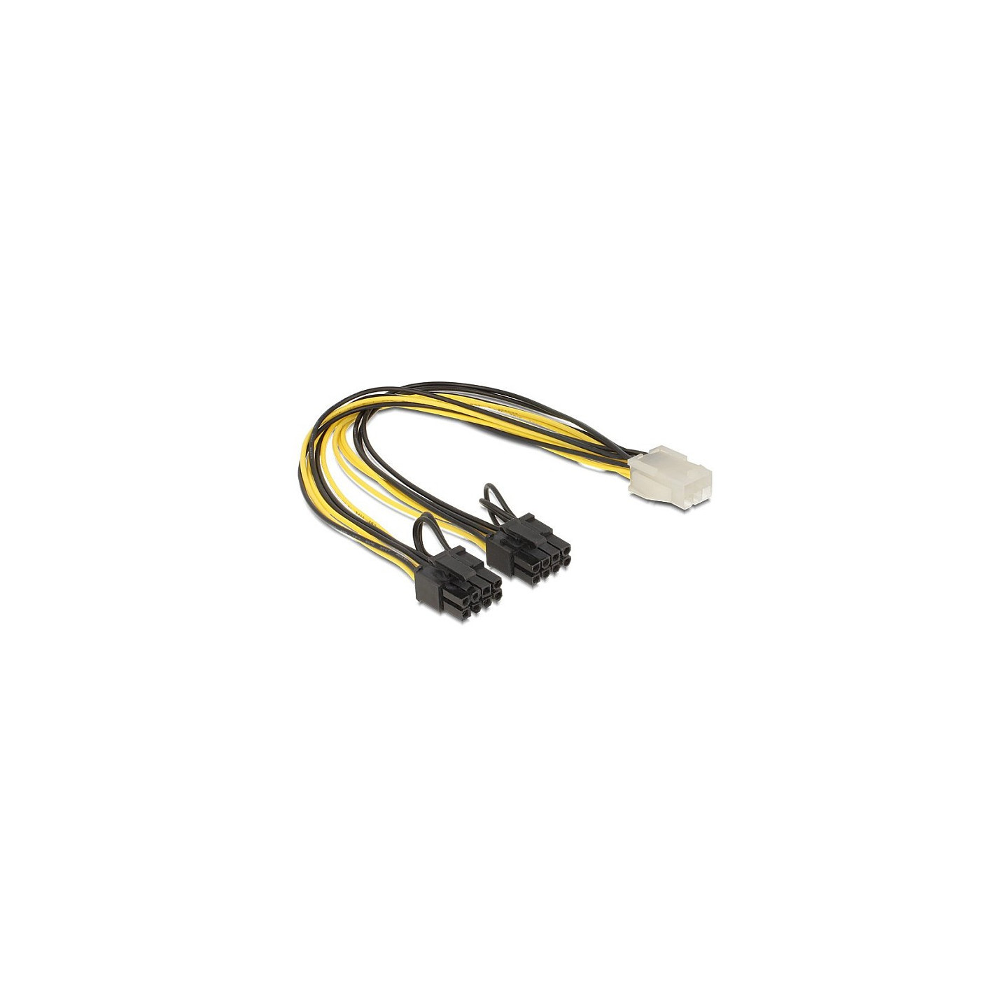 Inter. 6Pin PCIe Strom auf 2x 6+2 Pin (Bu - St) — Buy in Cyprus with Fast Delivery