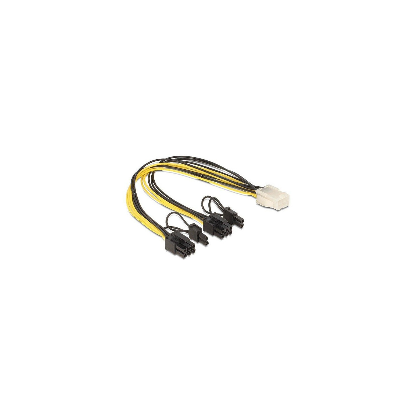 Inter. 6Pin PCIe Strom auf 2x 6+2 Pin (Bu - St) — Buy in Cyprus with Fast Delivery
