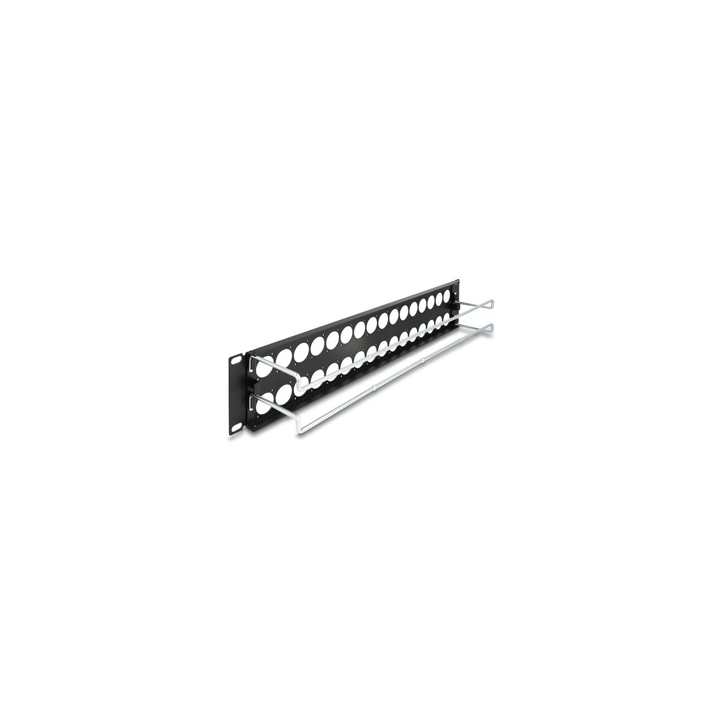 Delock 19? D-Typ Patchpanel mit Entlastungsschienen 32 Port 2 HE schwarz — Buy in Cyprus with Fast Delivery