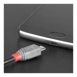 LINDY USB 2.0 Kabel Typ C Micro-B Anthra Line M M 0.5m — Buy in Cyprus with Fast Delivery