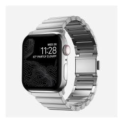 Nomad Strap Stainless Steel silver V2 42 44 45 49mm — Buy in Cyprus with Fast Delivery